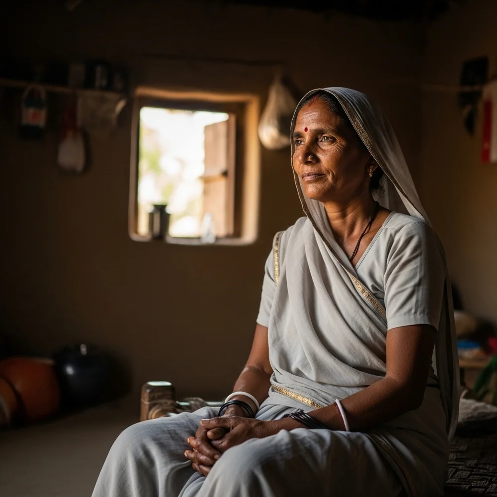 Volunteers serving food